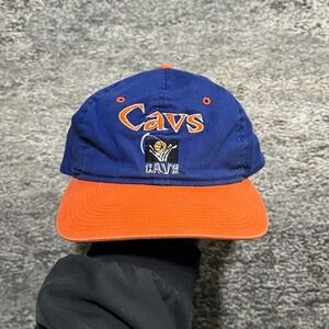 Vintage 90s Cleveland Cavaliers Snapback Hat NBA Embroidered Logo Adjustable Cap